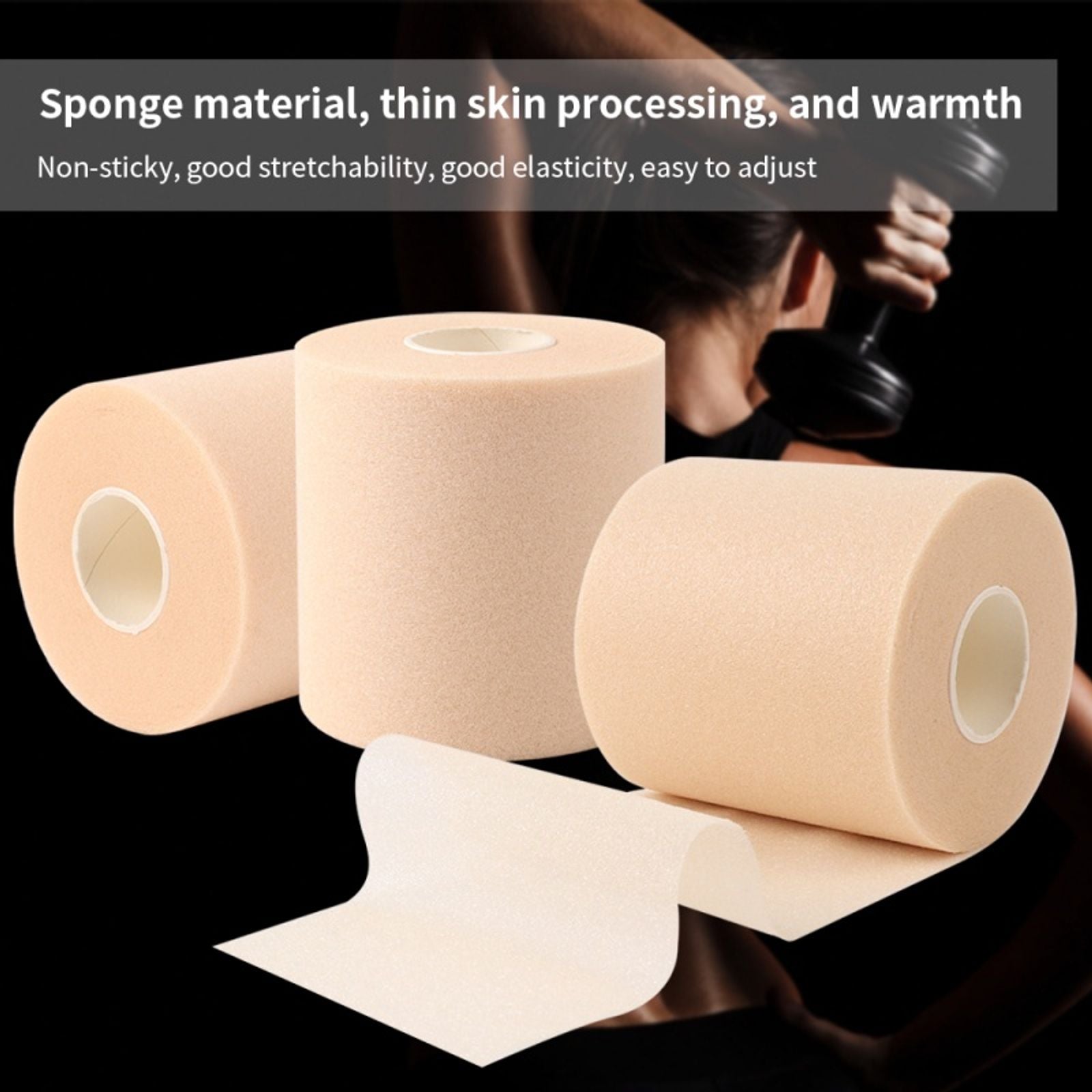 Self-Adhesive Elastic Bandage Wrap Tape for Joint Protection