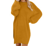Women's Casual Turtleneck Sweater Dress