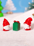 Cute Mini Resin Gnomes Christmas Figurines for DIY Decor