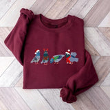 Christmas Pigeon Sweatshirt - Funny Bird Lover Gift