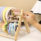 Solid Wood Multi-Layer Jewelry Display Rack