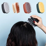Scalp Massager and Hair Growth Silicone Brush