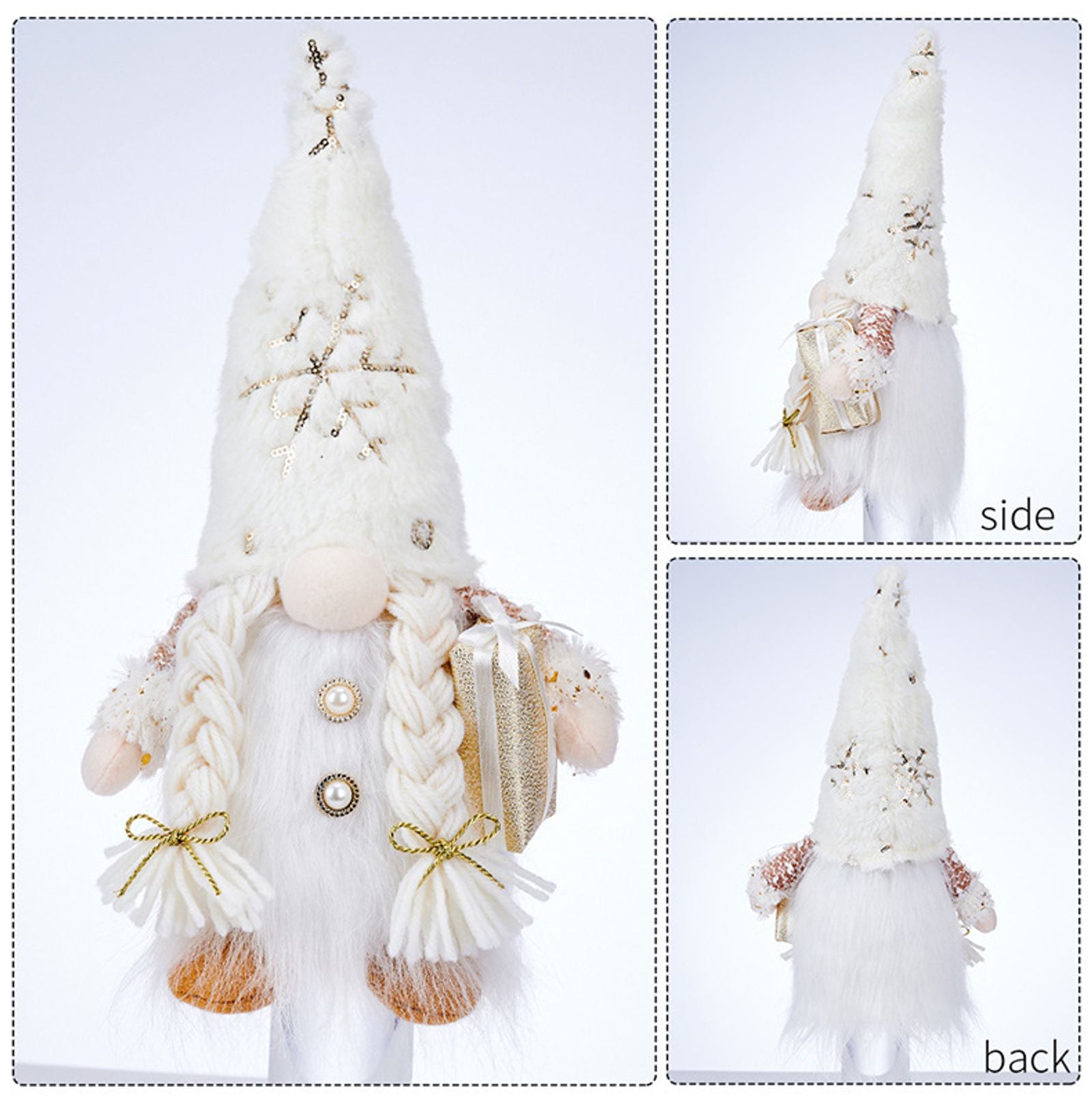 Glowing Gnome Christmas Faceless Doll - 30cm Night Light