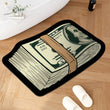 Creative Money Shaped Carpet Rug for Bedroom