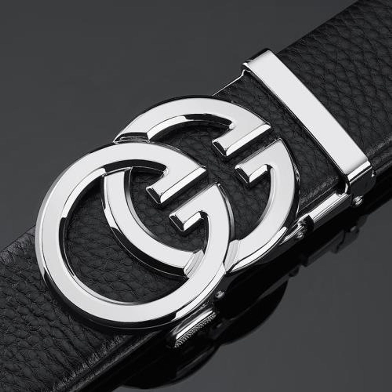 Luxury Double G Buckle Leather Belt for Men and Women