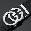 Luxury Double G Buckle Leather Belt for Men and Women