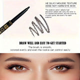 3PCS Long-Lasting Waterproof Black Eyeliner Pencil