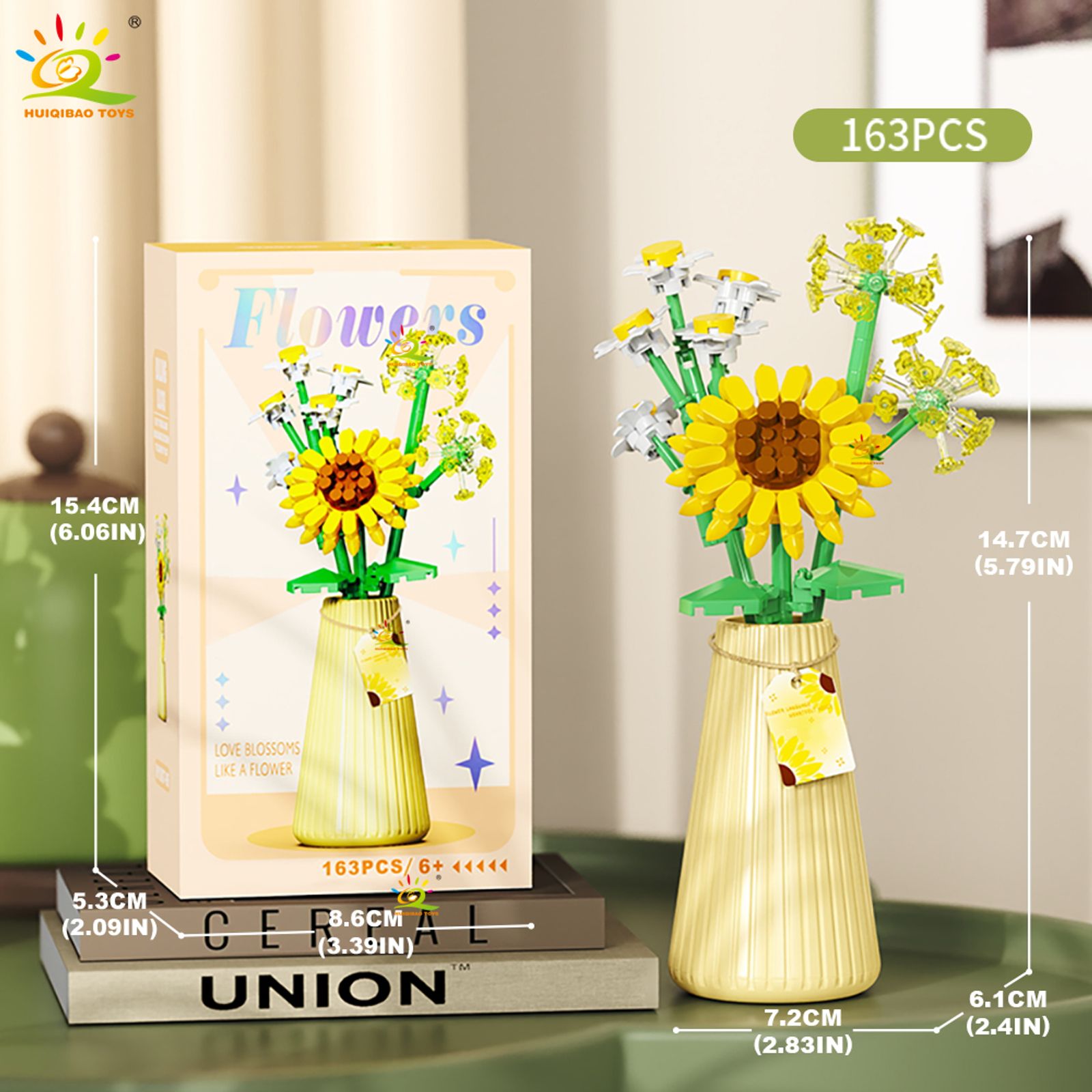 Eternal Flower Bouquet Building Block Model