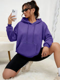 Solid Color Hoody for Women - Casual Fleece Hoodie