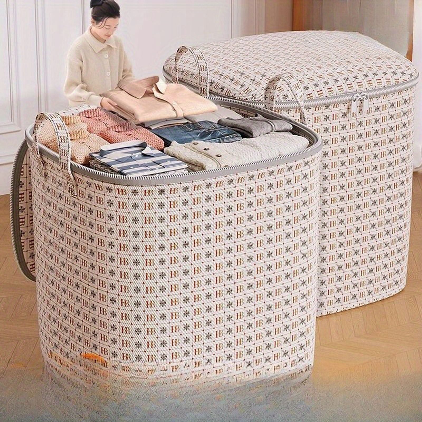 Large-Capacity Multifunctional Closet Storage Bag with Lids