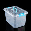 Transparent Plastic Storage Organizer Box with Lid