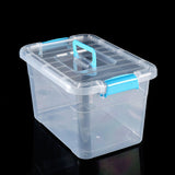 Transparent Plastic Storage Organizer Box with Lid