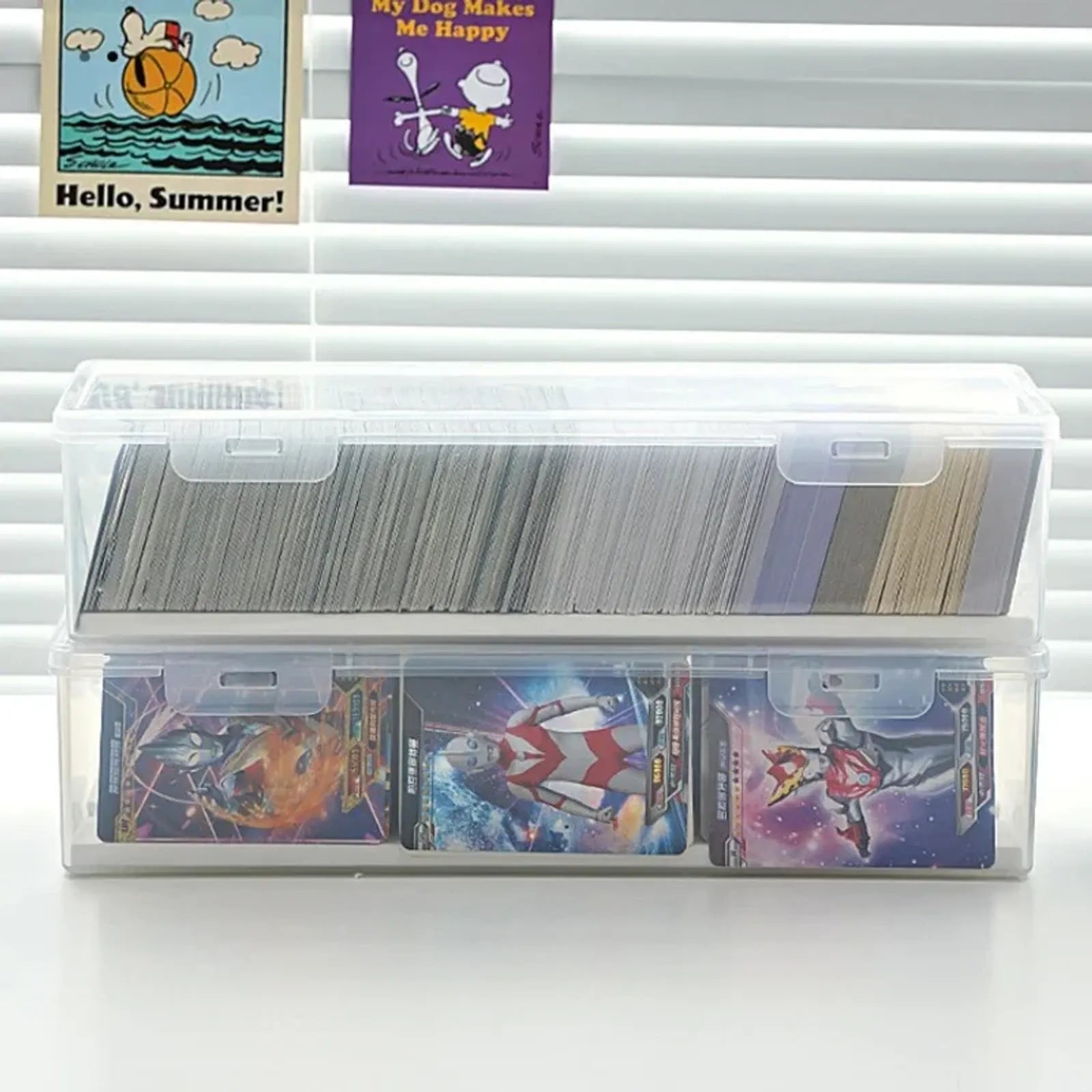 Clear Compartmentalized Organizer Box for 550+ Game Cards