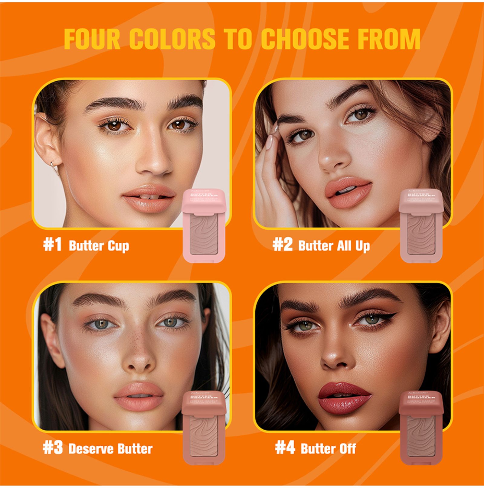 Matte Bronzer Contour Sticks for Face
