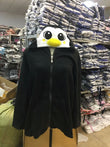 Cute Penguin Fleece Warm Hoodie Tracksuit for Women