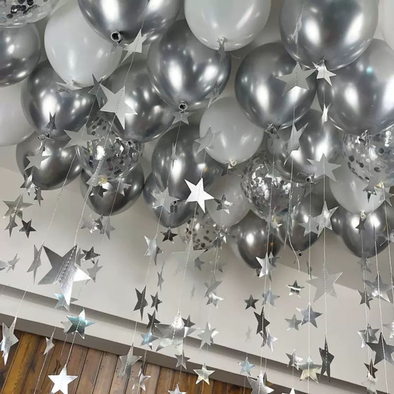 43 Pcs Metallic Thick Balloons Set for Party Decoration