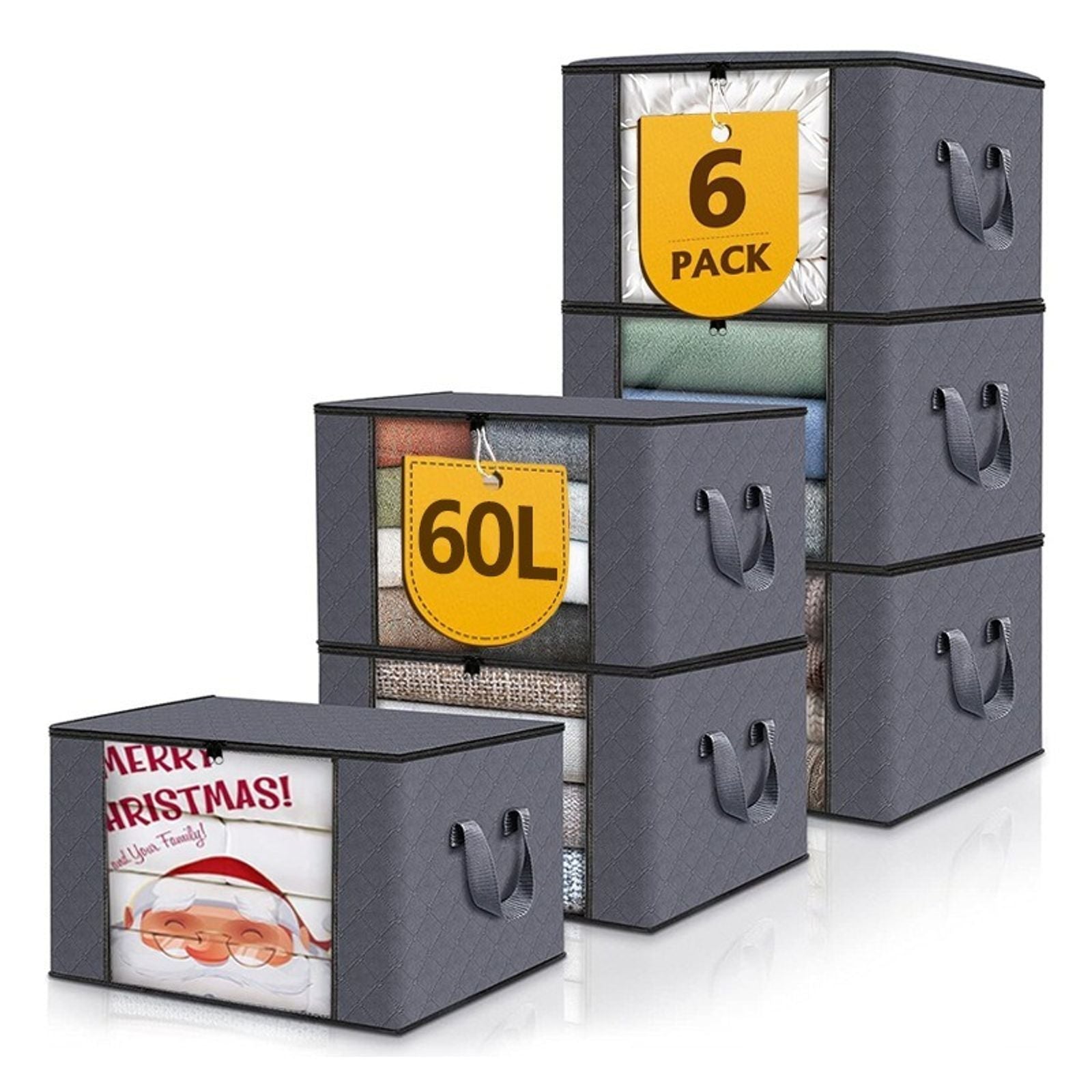 Foldable Clothes Storage Bag - Large Capacity Blanket Organizer