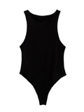Summer Solid Bodycon Bodysuits for Women