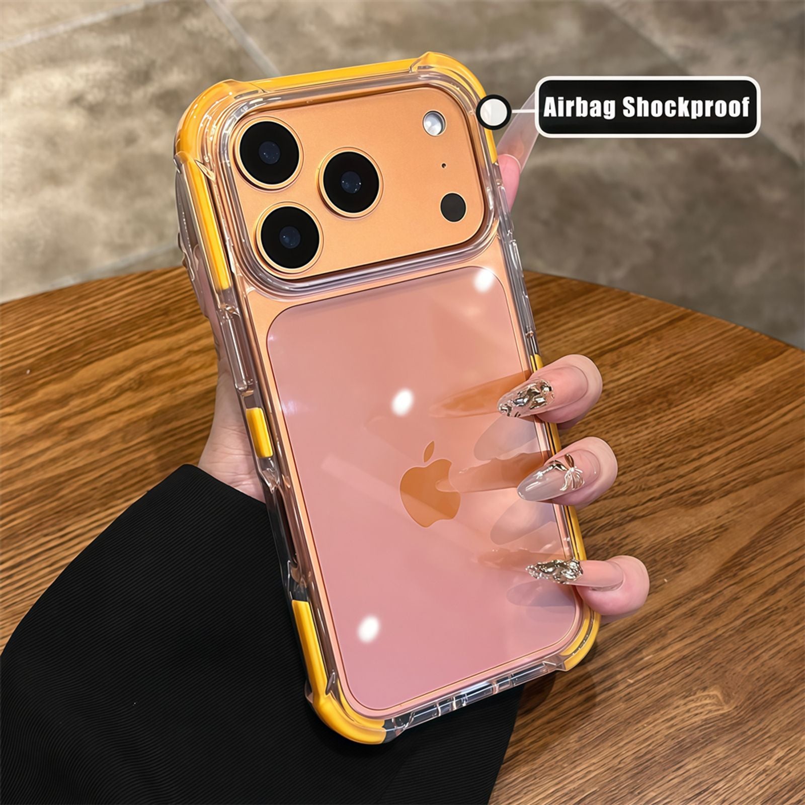 Transparent Clear Ultra Thin Acrylic Armor Case for iPhone