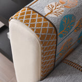 Boho Full Moon Tree Jacquard Chenille Sofa Cover