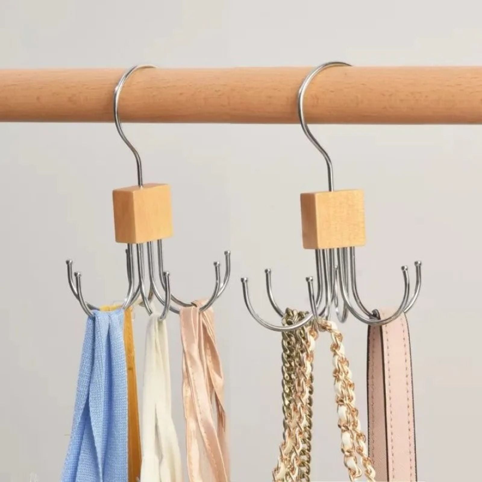 360 Rotating Storage Hanger Hook for Closet Organization
