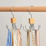 360 Rotating Storage Hanger Hook for Closet Organization
