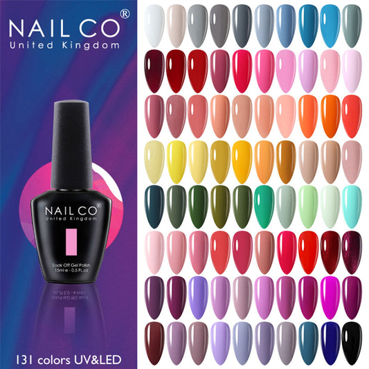 NAILCO 131 Colors Gel Nail Polish - 15ML Semi-Permanent Varnish
