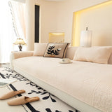 Warm Plush Sofa Cushion One-Piece Dust Cover