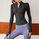 Women's Long Sleeve Sport Jacket for Gym & Casual Wear