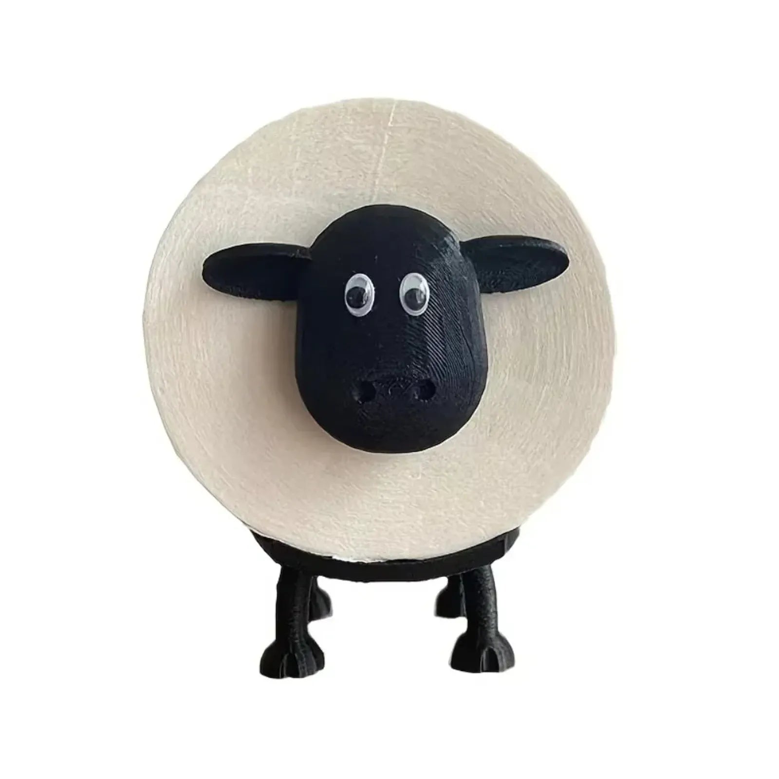 Cute Sheep Toilet Paper Holder with Non-Slip Base