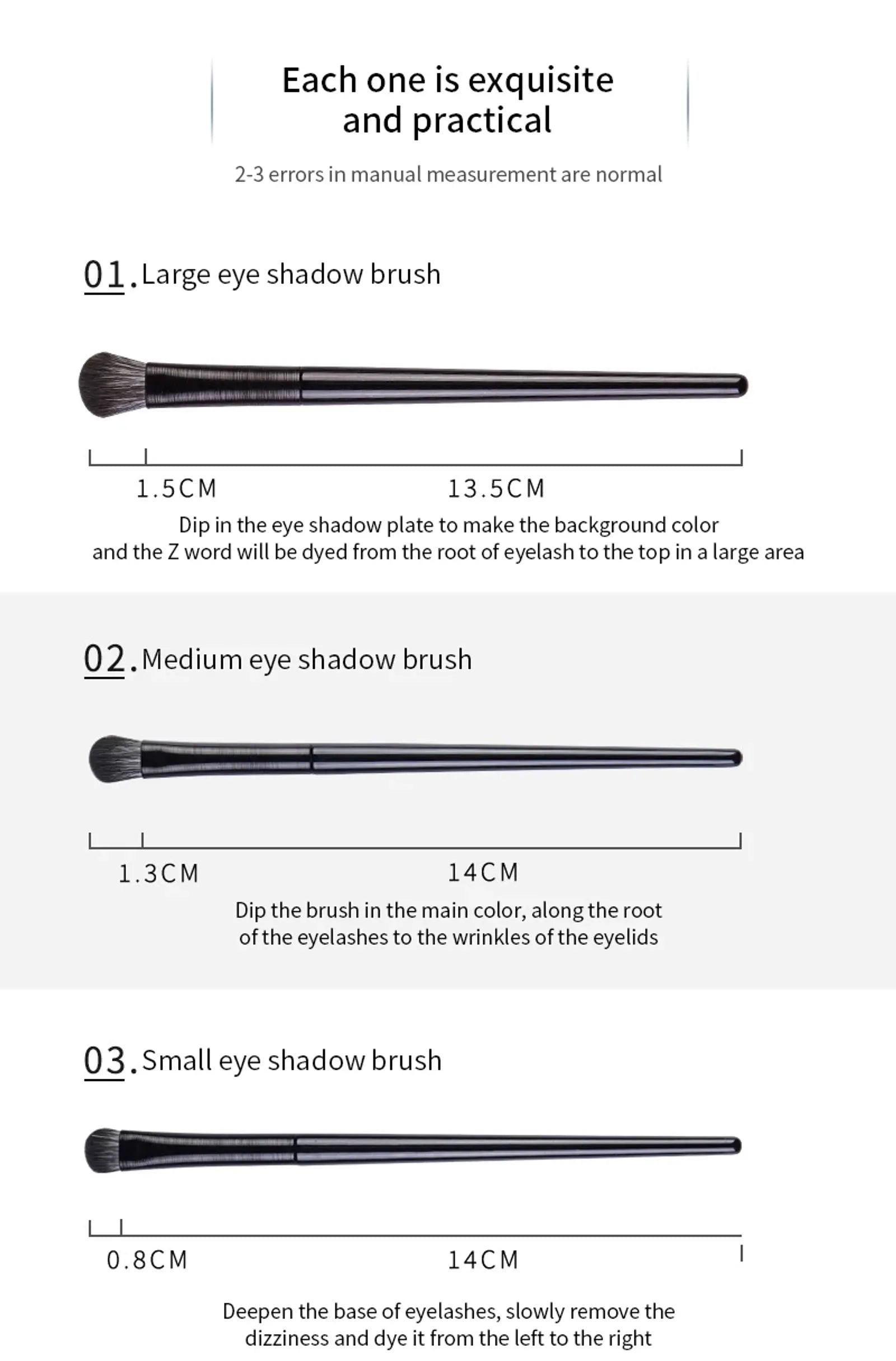 6PCS Professional Eyes Makeup Brushes Set
