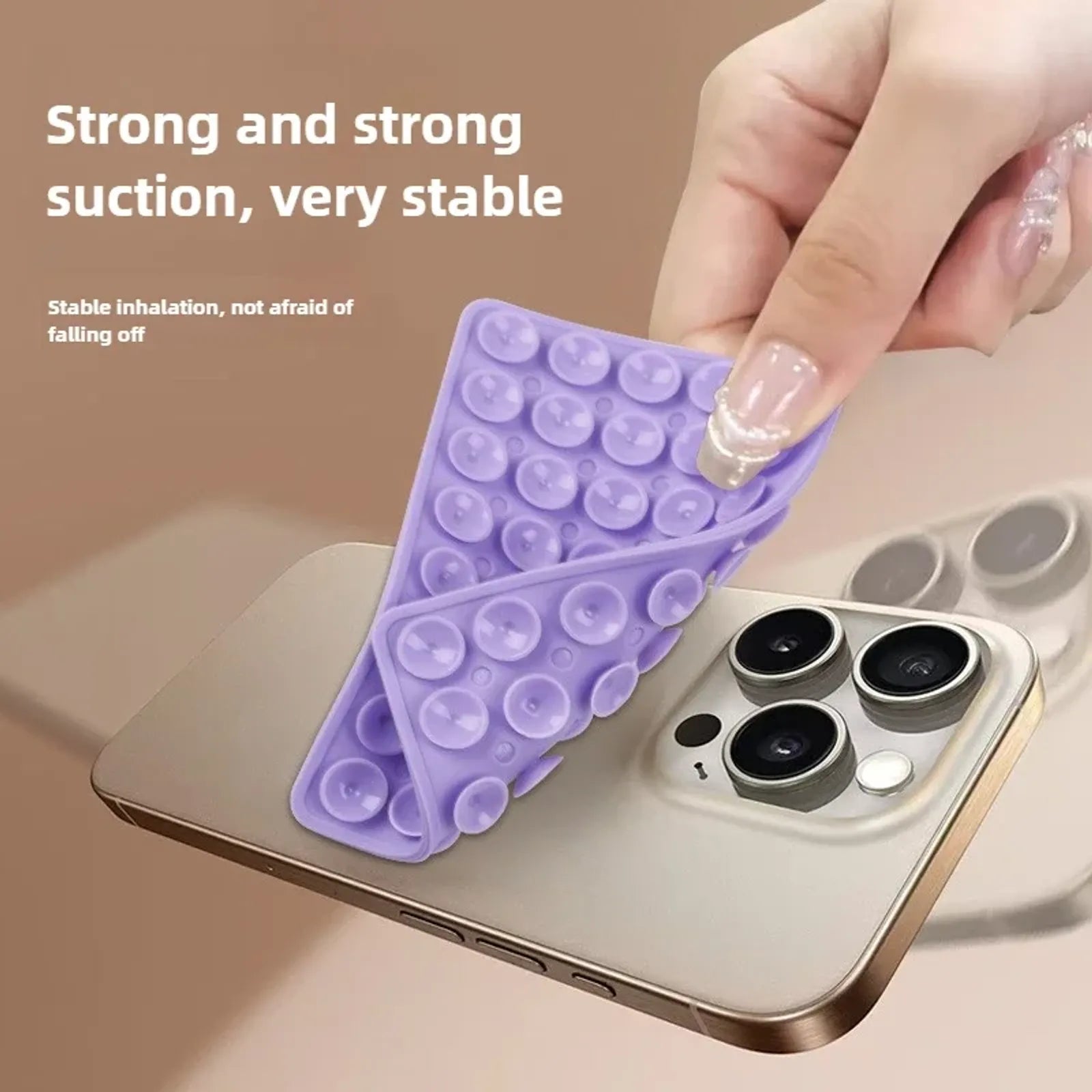 Suction Cup Phone Mount Stand for iPhone and Android