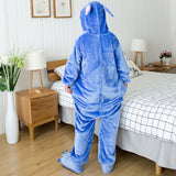 Kigurumi Stitch Cartoon Pajamas for Adults