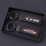 Suede Keychain Ring for MINI Cooper