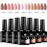7pc Nail Gel Polish Set for DIY Nail Art Design