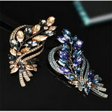 High-End Crystal Brooch for Ladies - Retro Suit Corsage