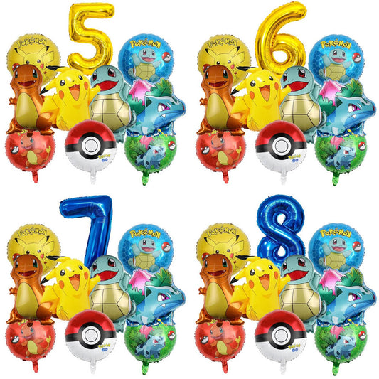 Pokemon Balloons Set for Kids' Birthday Party