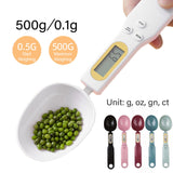 Portable LCD Digital Kitchen Scale Measuring Spoon