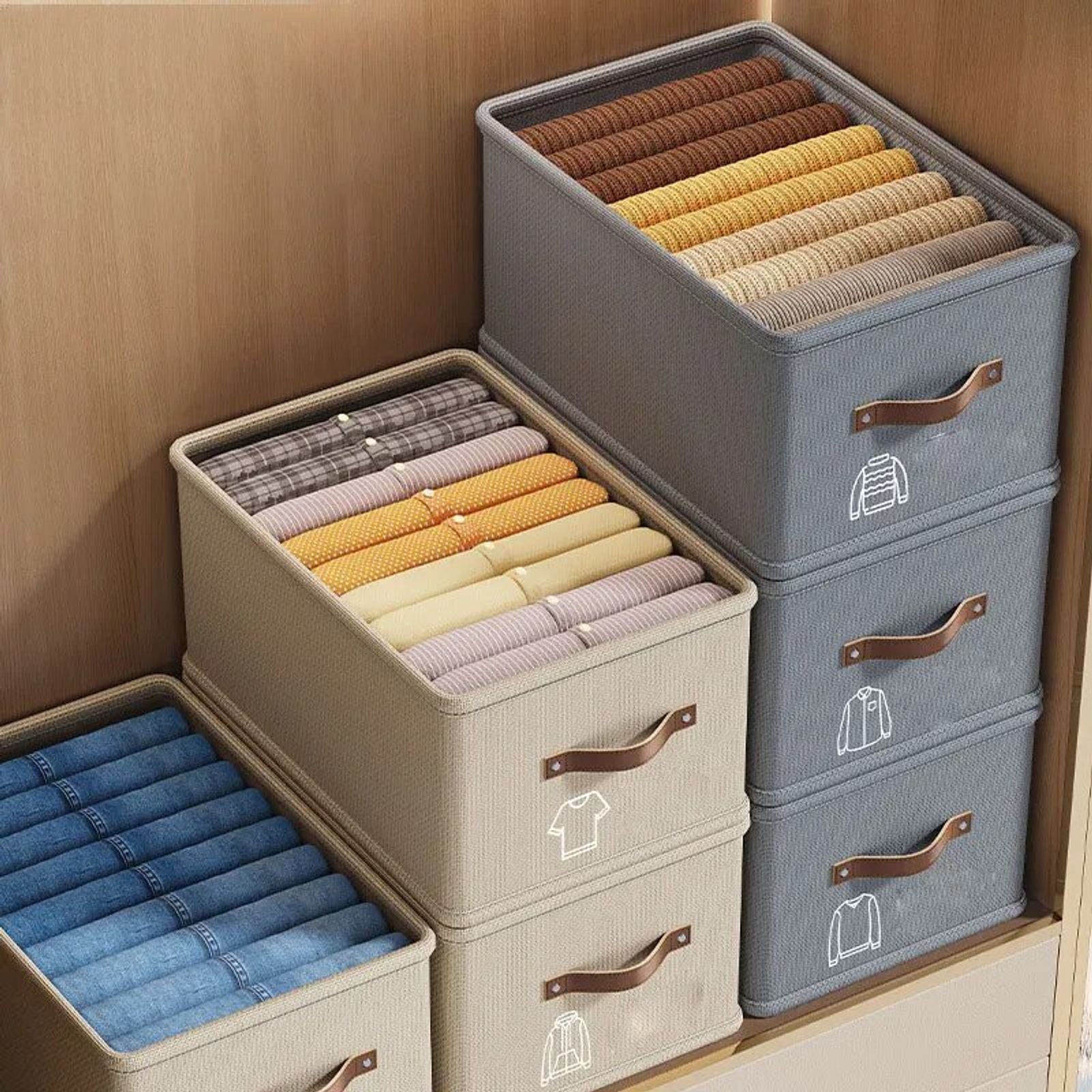 Clothes Organizer Storage Shelves for Pants and Sweaters