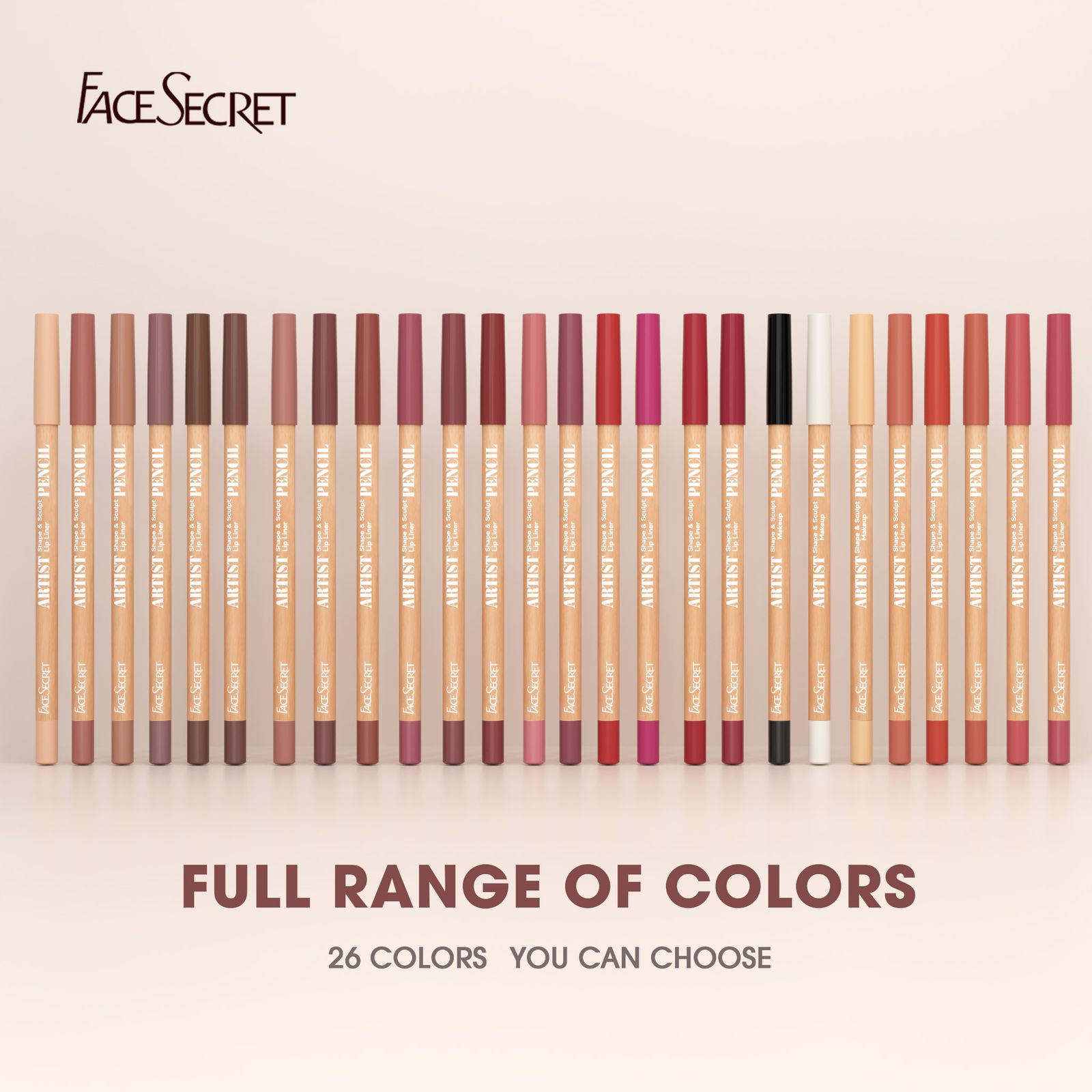 Face Secret Artist Shape Sculpt Lip Liner Pencil Set
