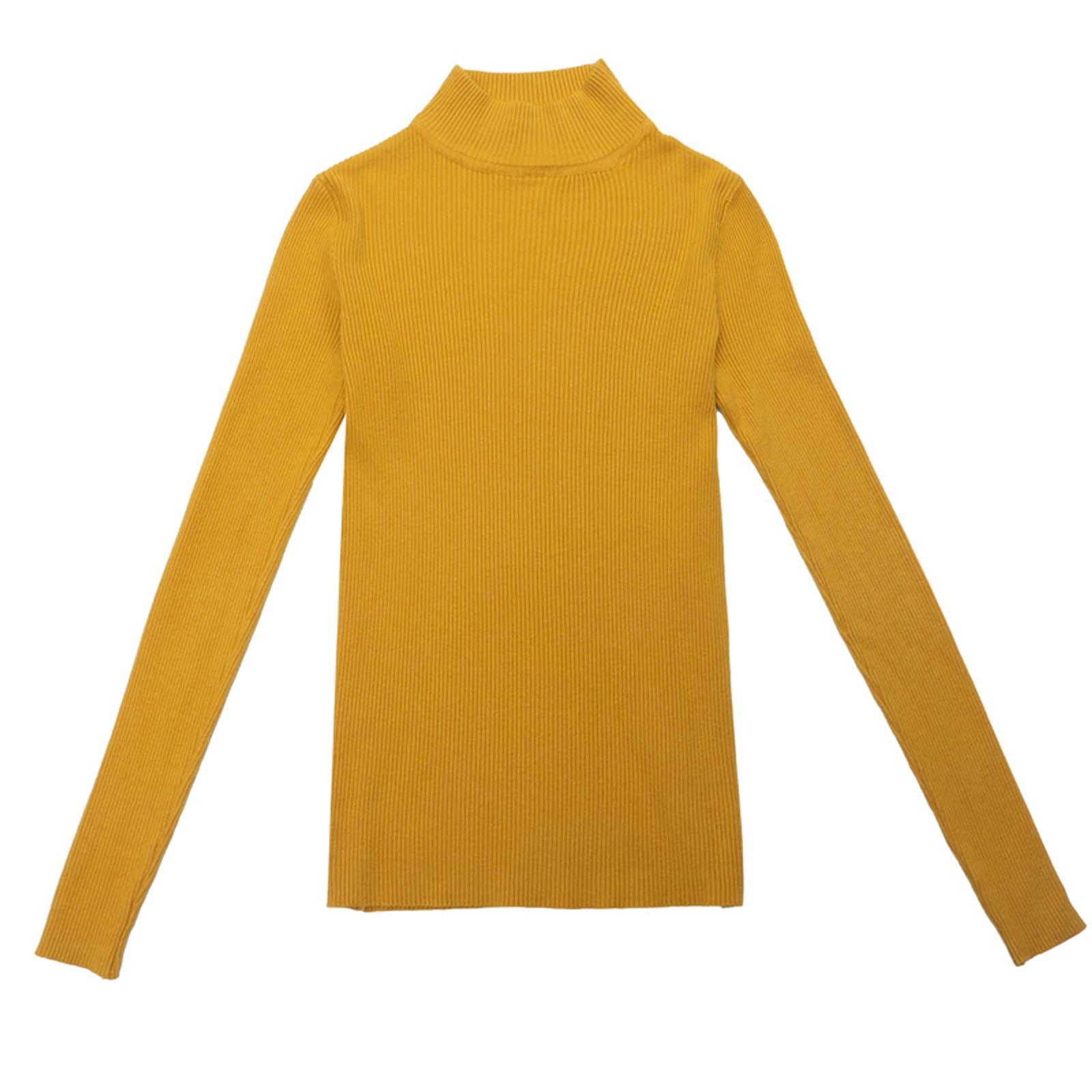 Korean Chic Turtleneck Pullover Sweater for Women