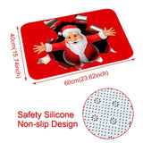 Santa Claus Christmas Door Mat - Outdoor Holiday Decor