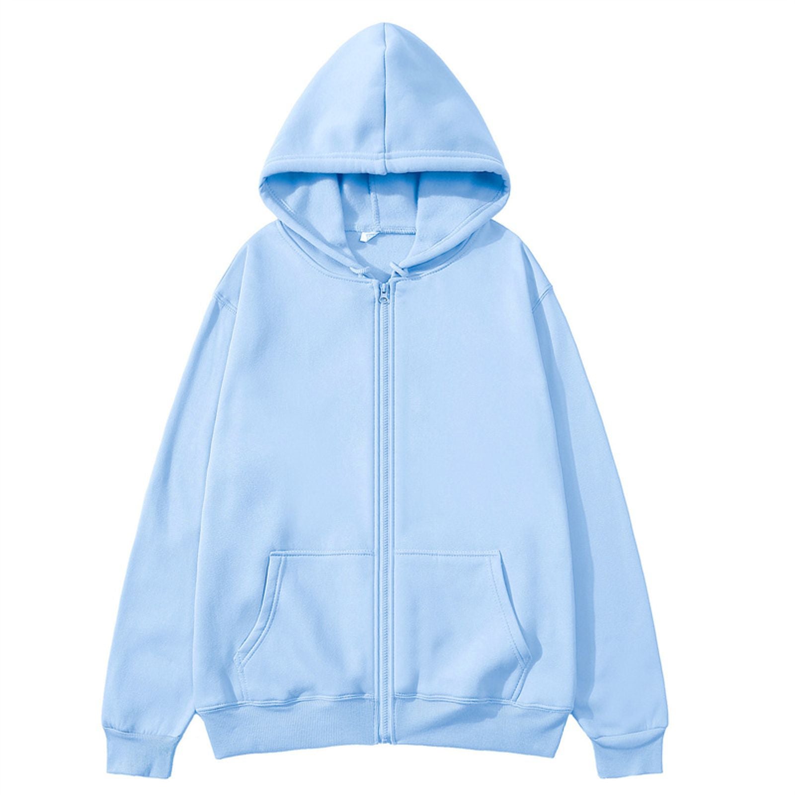 Men's and Women's Fleece Zipper Hoodie Jacket