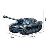 WW2 Army Soldiers Armor Halftrack Tank Building Blocks