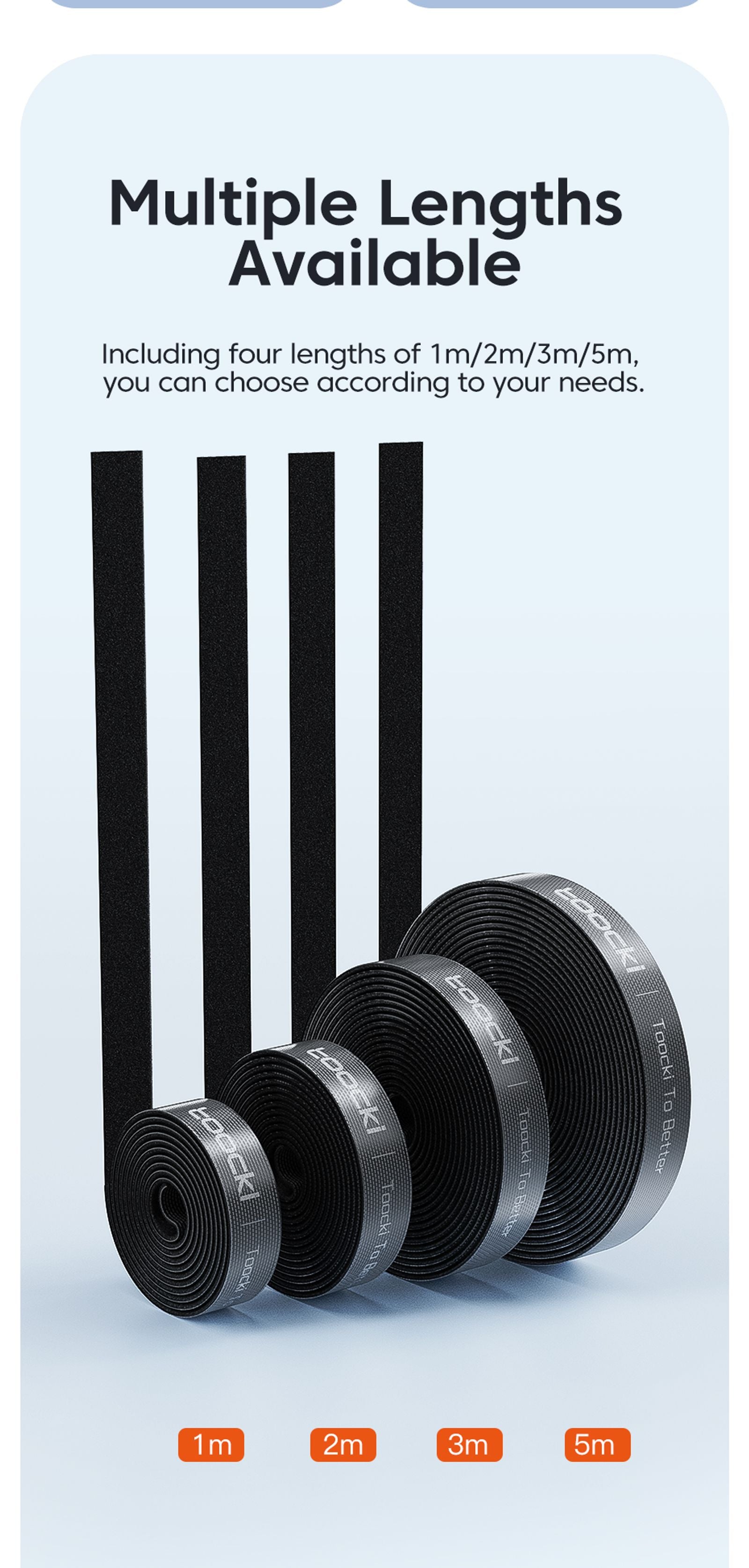 Toocki Cable Organizer - USB Cable Management and Wire Winder