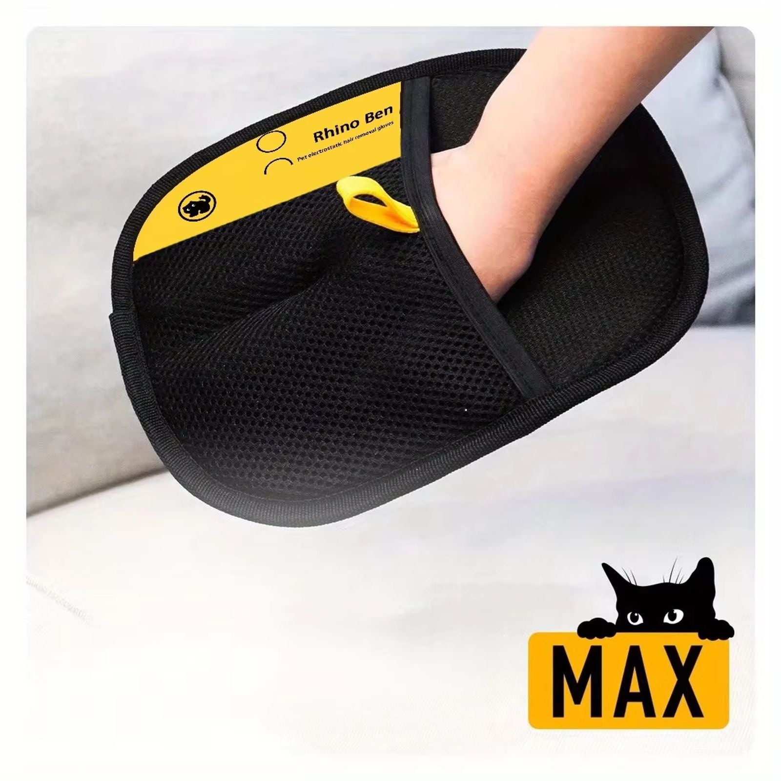 2-Piece Pet Hair Removal Gloves