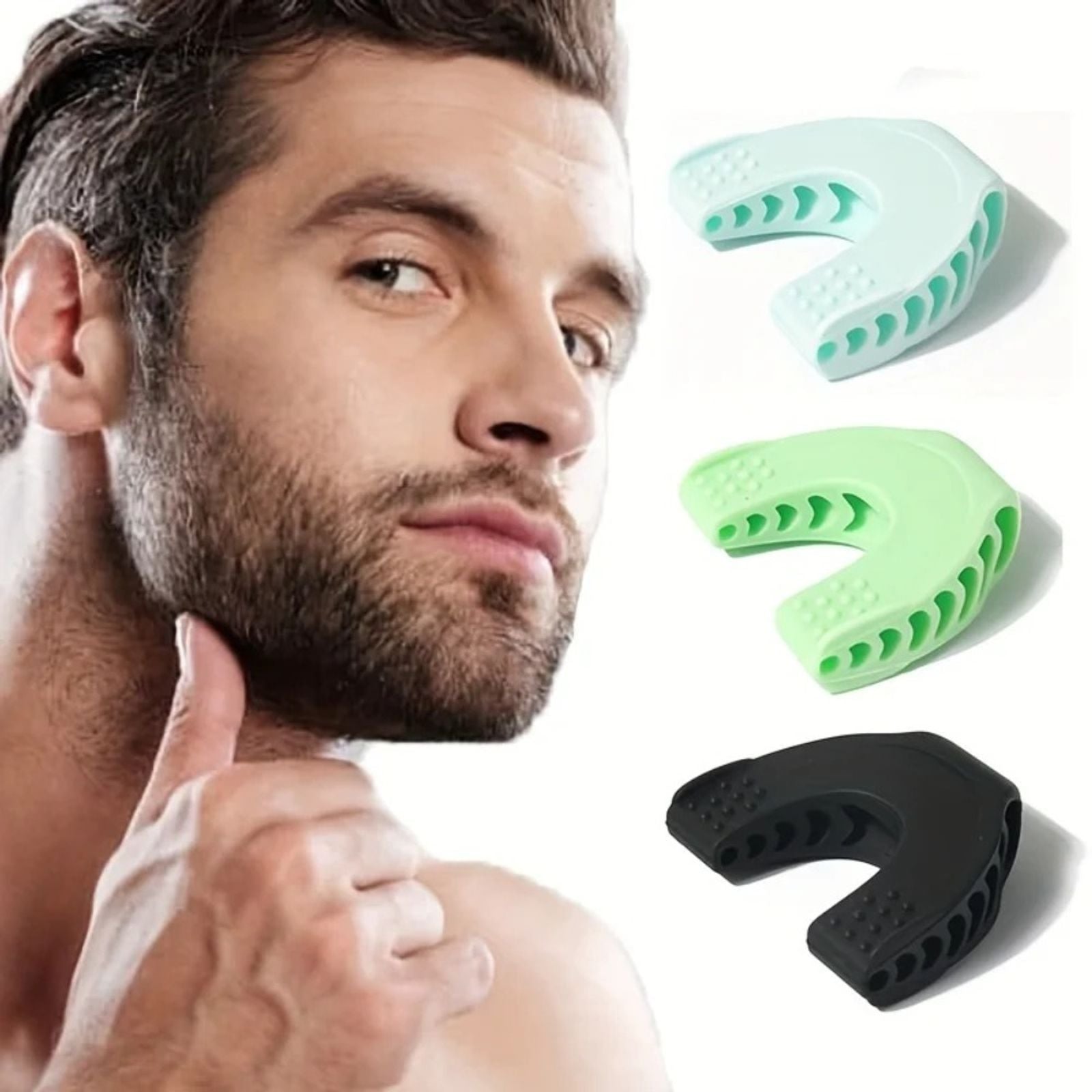 V Shape Face Jaw Exerciser Fitness Muscle Chew Ball
