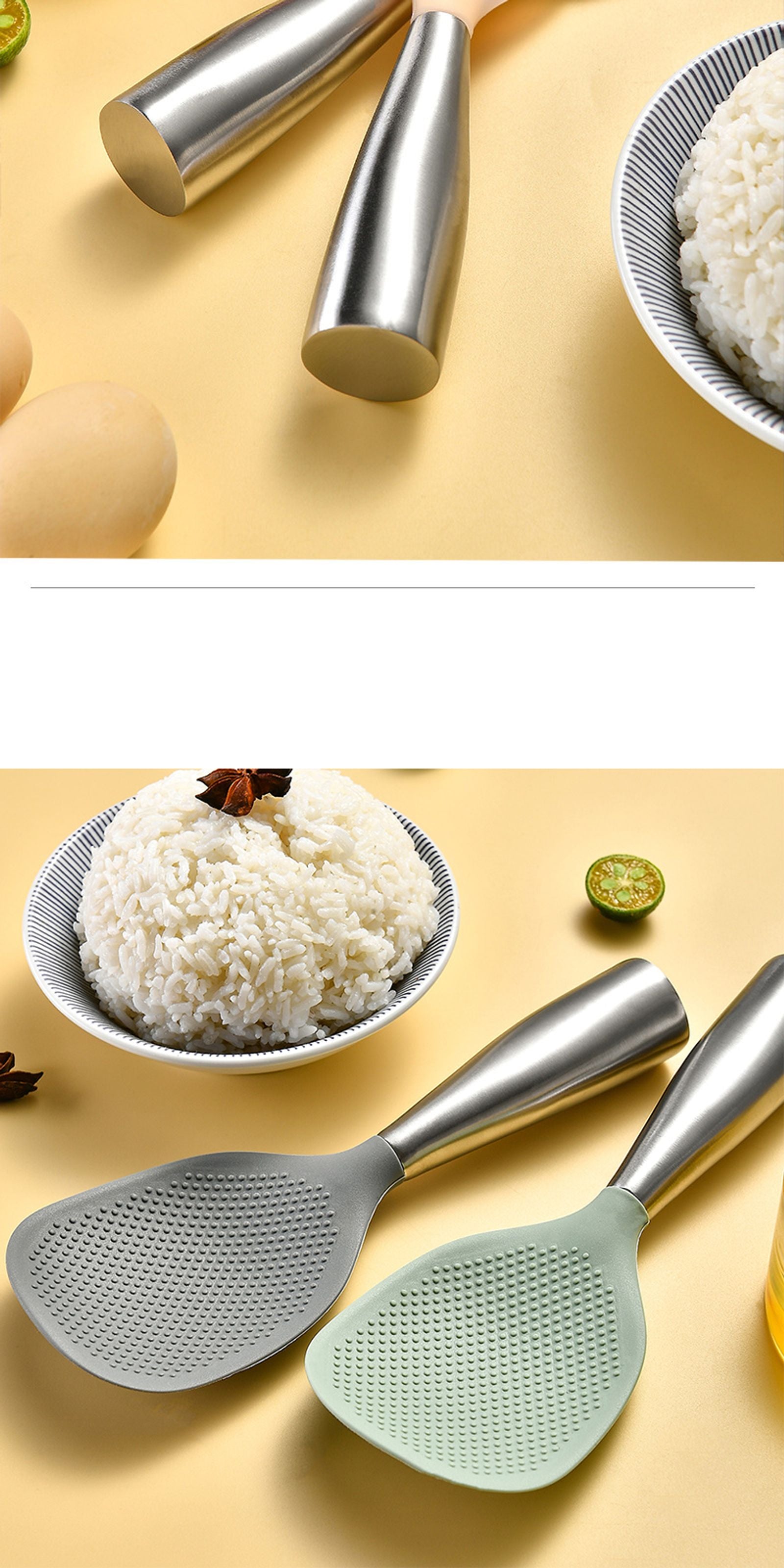 Silicone Non-Stick Cooking Spoon - High-Temperature Resistant