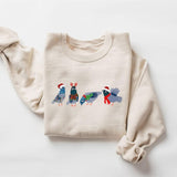 Christmas Pigeon Sweatshirt - Funny Bird Lover Gift