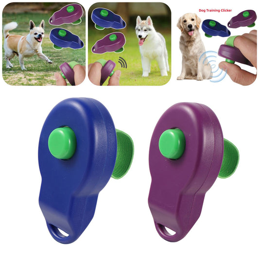 Pet Training Clicker with Elastic Band - Dog Training Aid